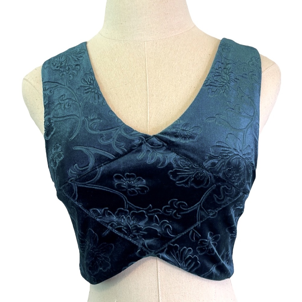 Velvet Festival Crop Top